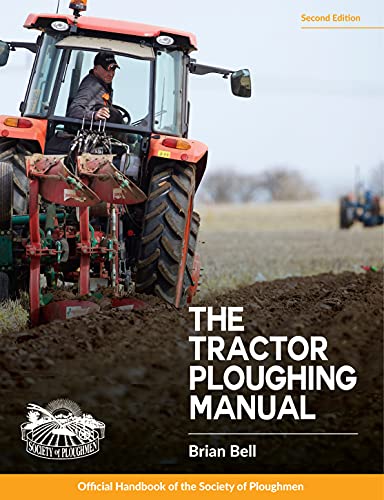 Illustrated handbook with tractor and plough on cover, likely featuring agricultural equipment and techniques.