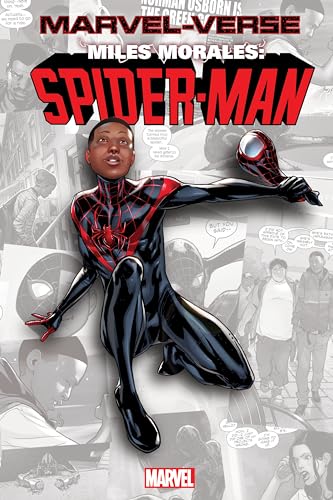 Cover of “Marvel-Verse: Miles Morales: Spider-Man” comic featuring the superhero.