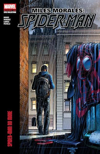Comic book cover featuring Miles Morales, looking away from the reader.