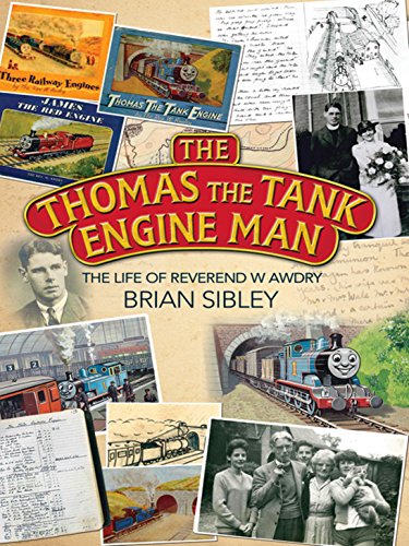 Book cover featuring photos and illustrations related to Reverend W Awdry.