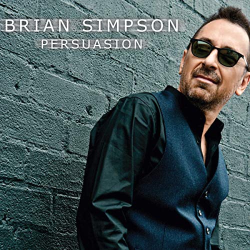 CD cover featuring Brian Simpson in sunglasses against a brick wall.