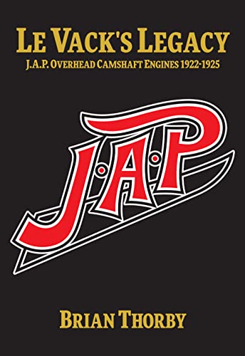 Book cover: "Le Vack's Legacy" with a red JAP logo and author name.