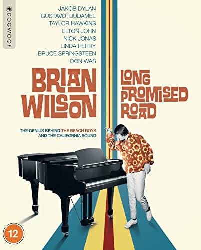 Blu-ray cover for “Brian Wilson A Long Promised Road” documentary film.