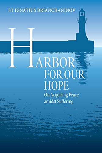 Book cover with a lighthouse on water and large letter "H".