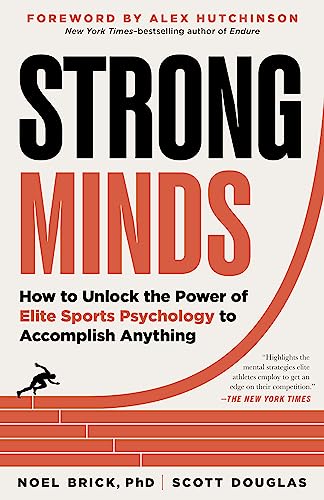 Book cover with bold red and black text: "Strong Minds.
