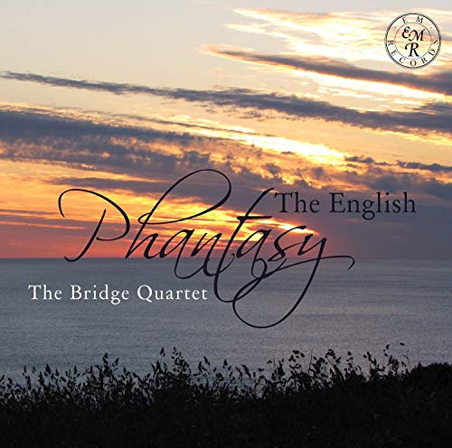 CD cover: sunset over sea, calligraphy text "The English Phantasy".