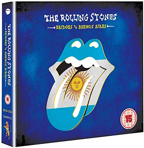 The Rolling Stones “Bridges to Buenos Aires” CD and DVD case.