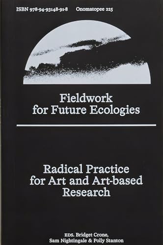 Black book cover with white text: “Fieldwork for Future Ecologies.”