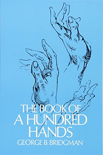 Book cover showing black ink drawings of hands on a light blue background.