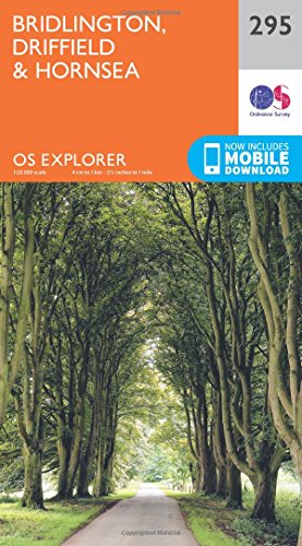 Ordnance Survey Explorer map 295 cover, showing a tree-lined road.
