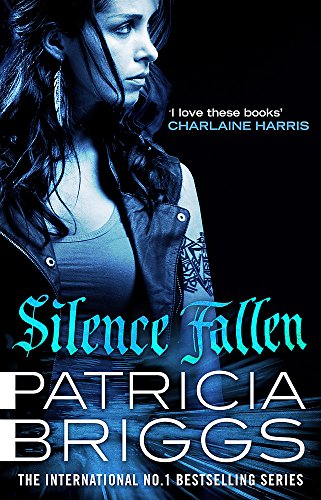 Book cover: woman with long hair, title “Silence Fallen” by Patricia Briggs.