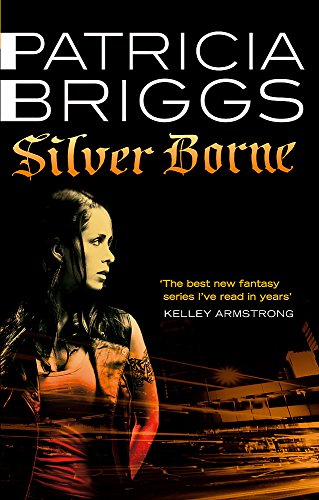 Book cover: "Silver Borne" by Patricia Briggs, featuring a woman’s profile.