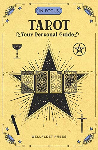 Book cover with tarot imagery: a star, cards, and mystical symbols.