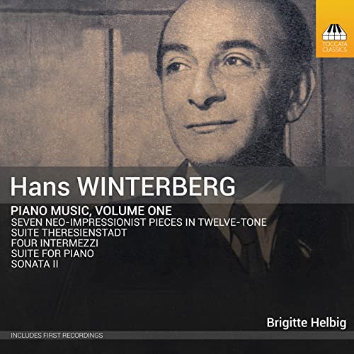 CD cover featuring a portrait of composer Hans Winterberg and album title.