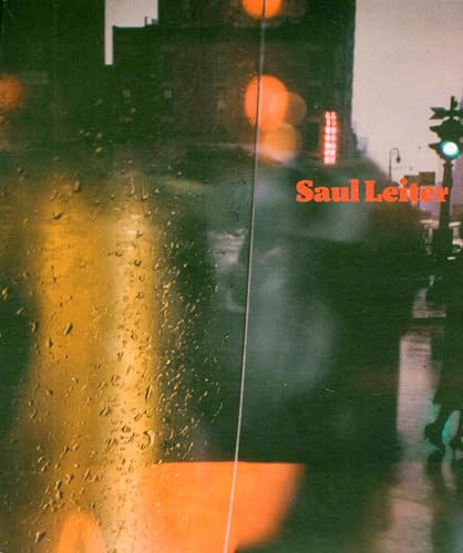 Book cover featuring a rainy city street scene with blurred lights and Saul Leiter text.