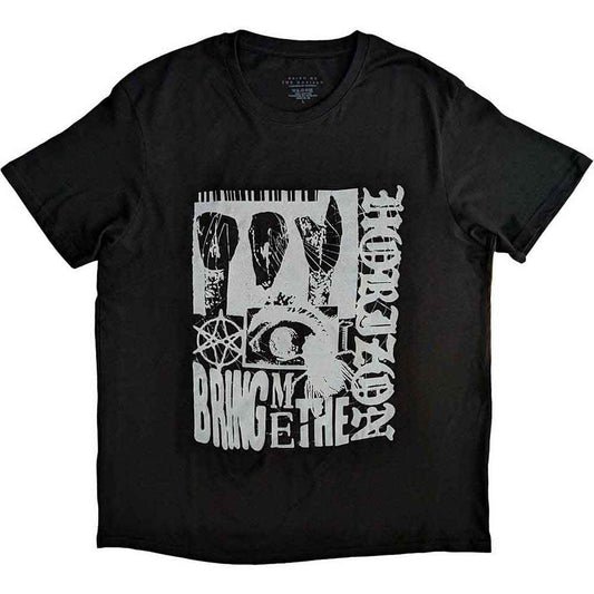 Black t-shirt with "Bring Me The Horizon" and bug graphic, size XX-Large.