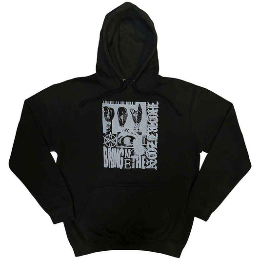 Dark grey hoodie with "Bring Me The Horizon" and a bug graphic, size XX-Large.