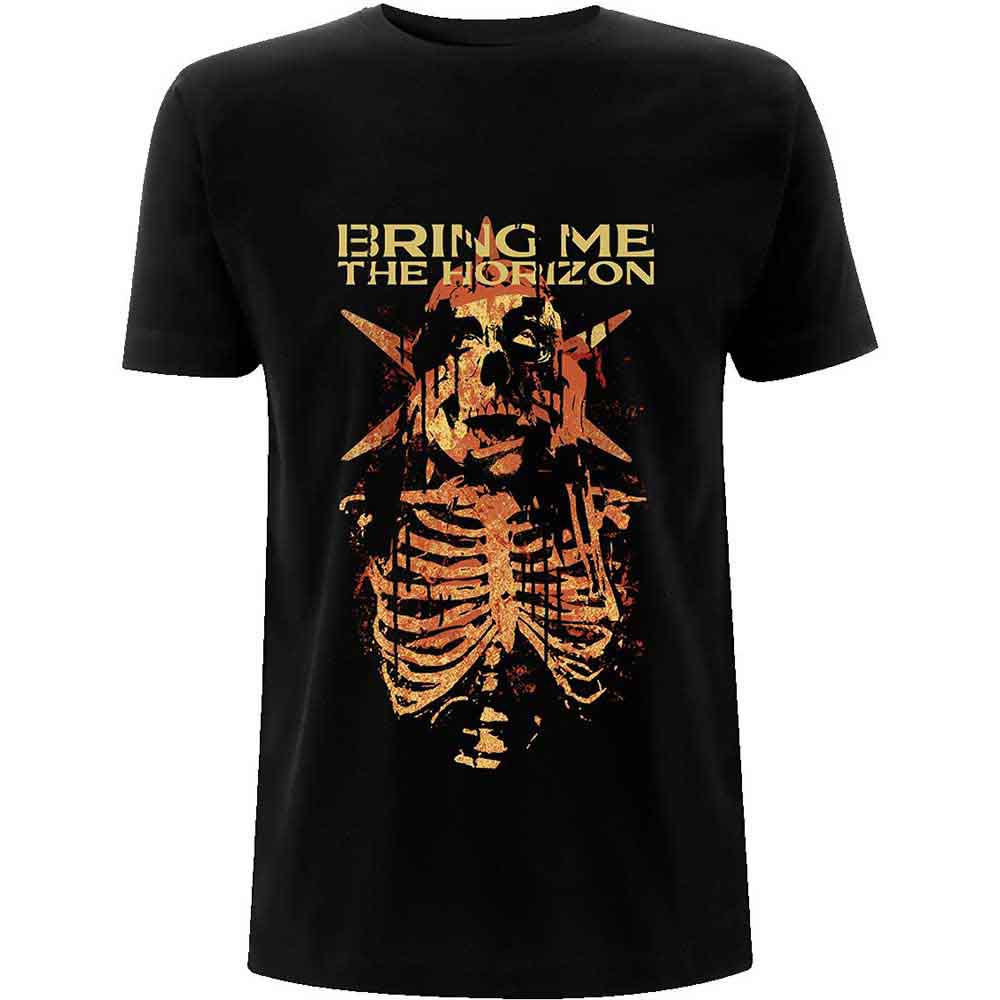Black t-shirt with Bring Me The Horizon skull graphic, size XX-Large.