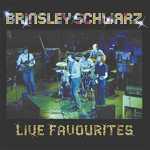 Brinsley Schwarz album cover: band performing live on stage.