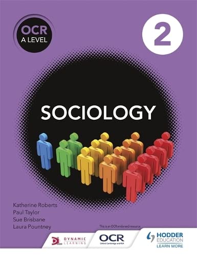 Purple textbook cover with "Sociology" text and a row of figures.