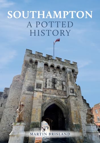 Book cover featuring the stone Bargate archway in Southampton with two lion statues.