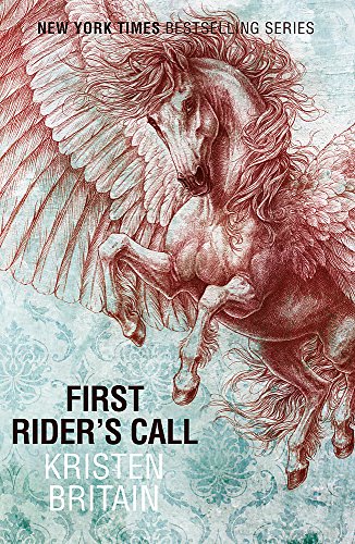 Book cover featuring a red ink illustration of a winged horse on damask background.