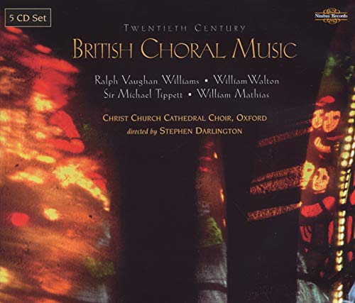 5CD set of British choral music featuring composers and choir details.