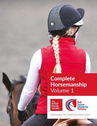 Book cover featuring a rider on a brown horse, titled "Complete Horsemanship Volume 1".