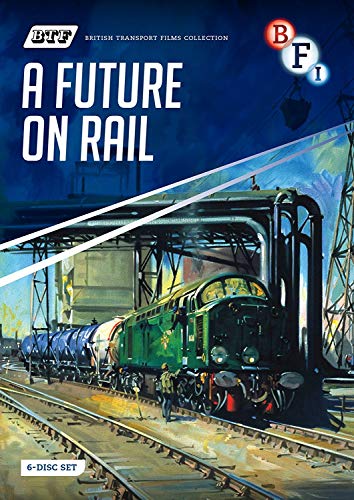 DVD cover featuring a painted illustration of a green diesel train.