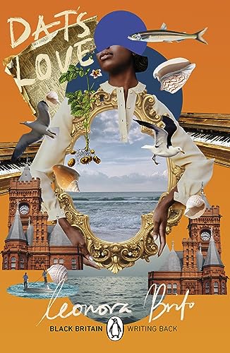 Book cover: collage with a Black woman, birds, and ornate gold frame.