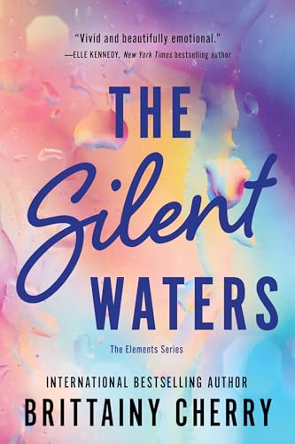 Book cover for "The Silent Waters" with colorful, abstract watercolor background.