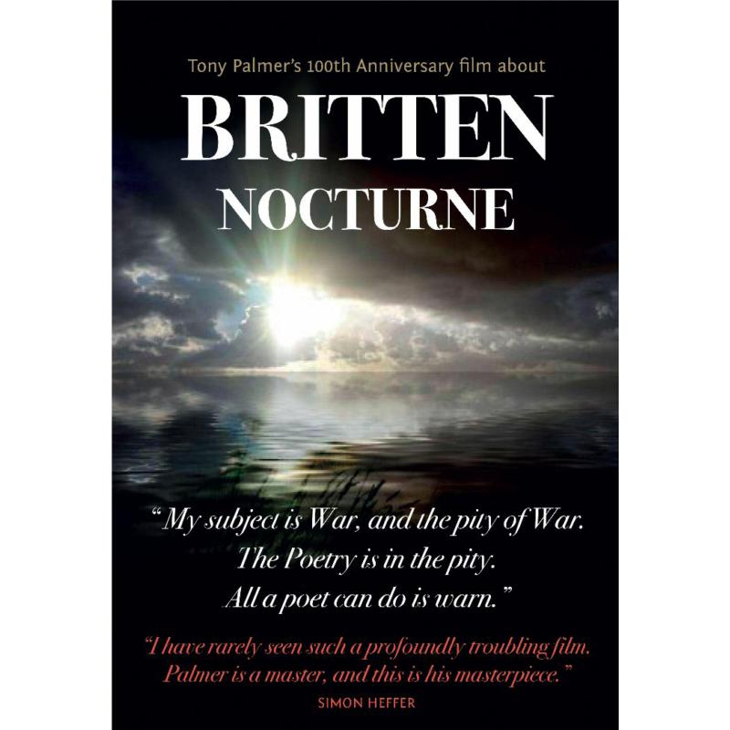 DVD cover for "Britten Nocturne" featuring a dark, stormy seascape.