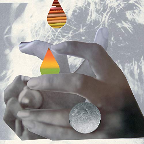 CD cover with a hand holding a colorful, dripping crayon shape.