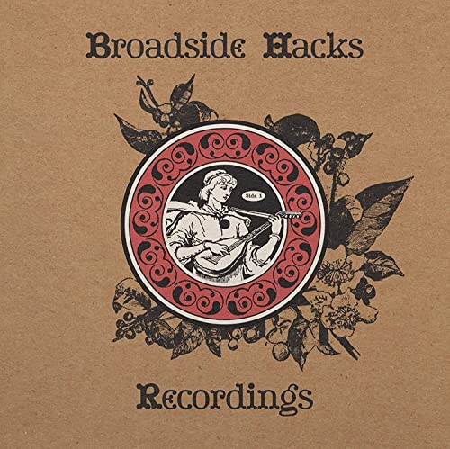 Vinyl record cover: ornate circular design with a woman playing a lute.