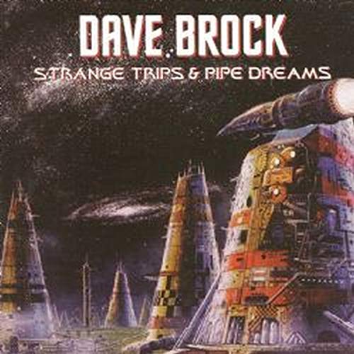 Album cover art featuring futuristic conical towers against a starry space background.