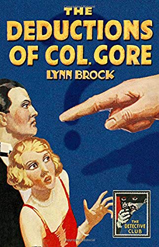 Vintage book cover with pointing hand, two surprised faces, and text.