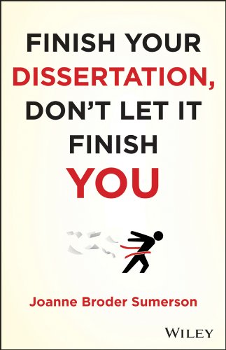 Book cover with red and black text, a running figure, and author Joanne Broder Sumerson.
