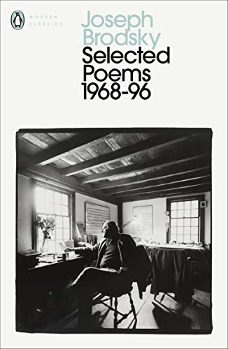 Book cover: “Selected Poems” by Joseph Brodsky, with a room interior.