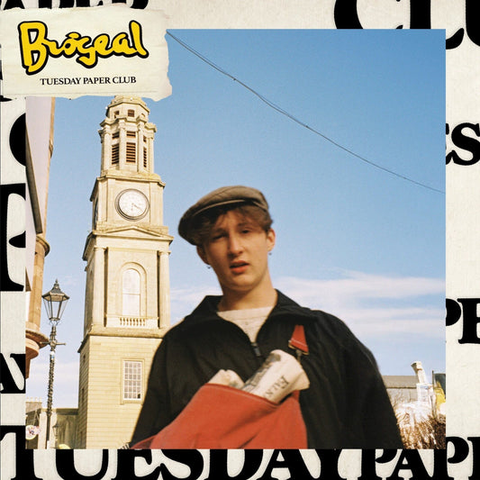 CD cover: man in a hat before a church and blue sky.