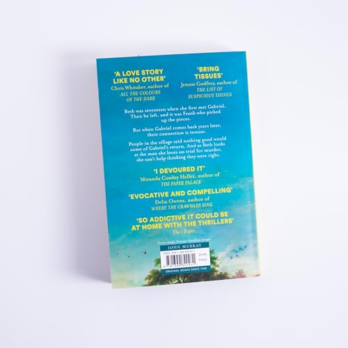 Book back cover with teal gradient, quotes, and barcode 9781399820431.