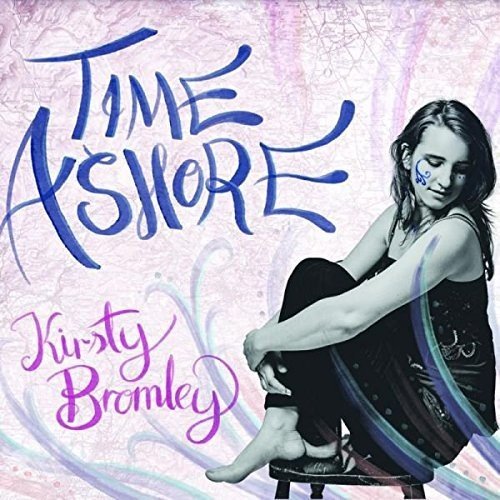 CD cover for Kirsty Bromley’s “Time Ashore” featuring a seated woman.