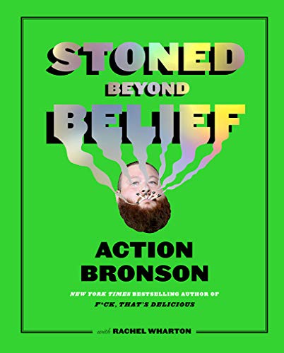 Book cover with distorted portrait and colorful, psychedelic text.