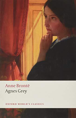 Book cover featuring a painting of a woman looking out a window near red curtains.