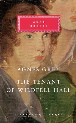 Book cover with portraits of two women and text by Anne Brontë.