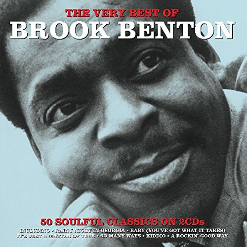 CD cover for Brook Benton’s “The Very Best Of” featuring his portrait.