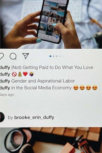 Hands holding a phone displaying a social media feed and book title.