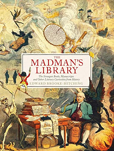 Book cover featuring a surreal, chaotic illustration of historical figures, demons, and scattered manuscripts.