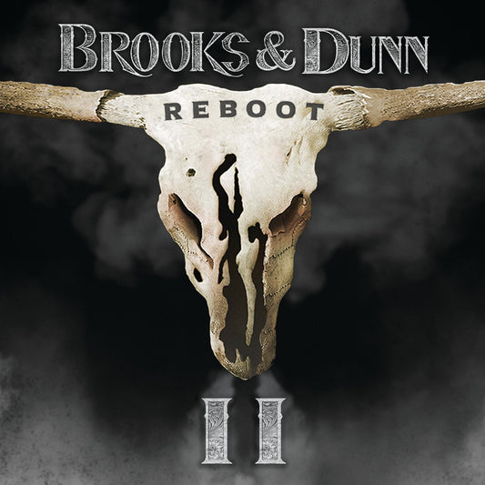 Brooks & Dunn album cover with a bull skull and cloudy background.