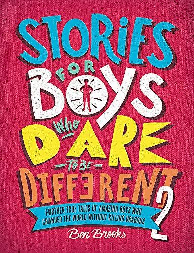 Book cover with colorful text and a silhouette of a boy with arms raised.