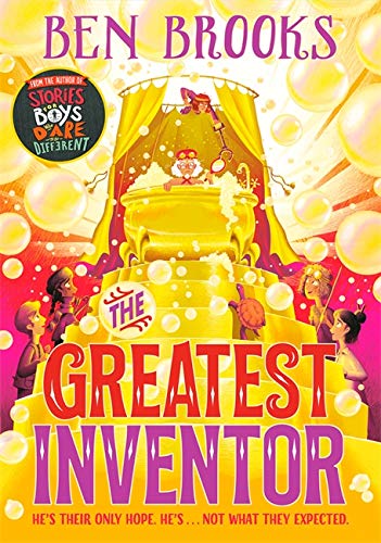 Book cover: boy in a bubble bath machine with surrounding children.
